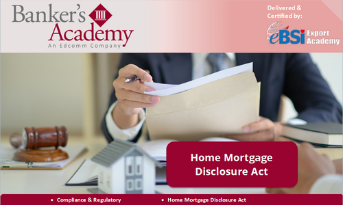 Home Mortgage Disclosure Act - eBSI Export Academy