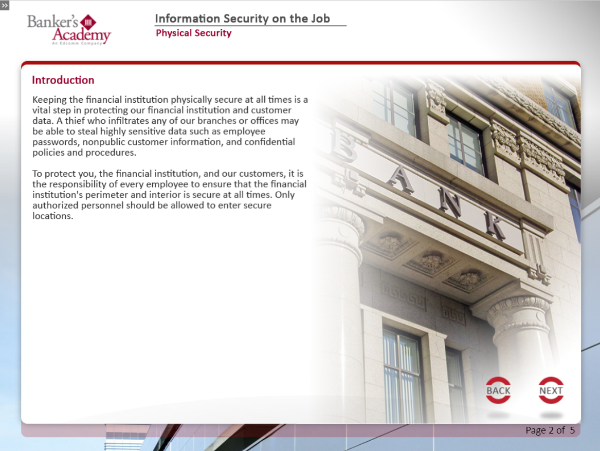 Information Security on the Job - eBSI Export Academy
