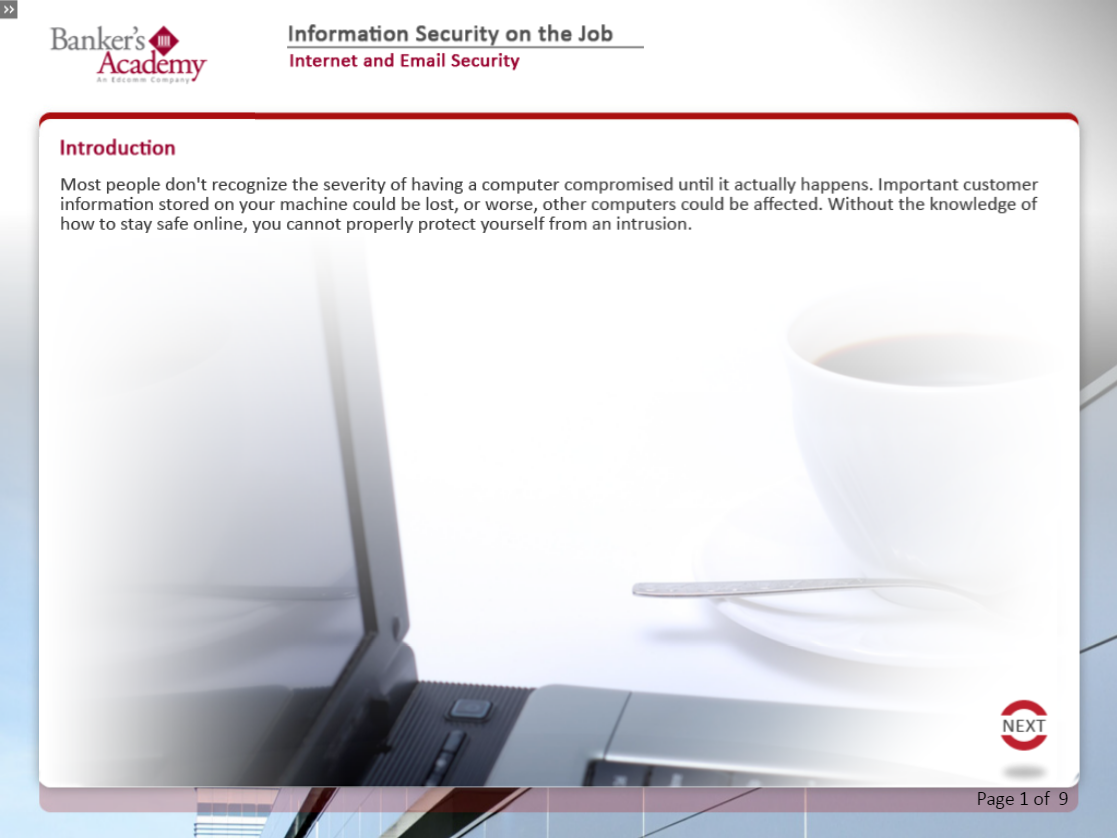 Information Security on the Job - eBSI Export Academy