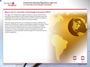 Investment Banking Regulatory Agencies - eBSI Export Academy