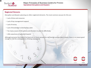 Major Principles of Business Continuity Process - eBSI Export Academy
