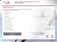Load image into Gallery viewer, Major Principles of Business Continuity Process - eBSI Export Academy
