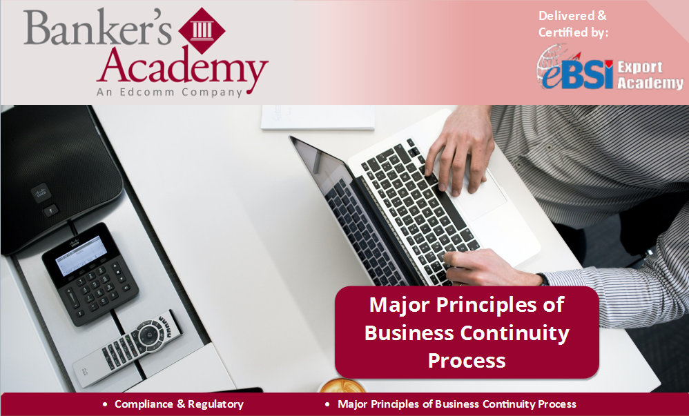 Major Principles of Business Continuity Process - eBSI Export Academy