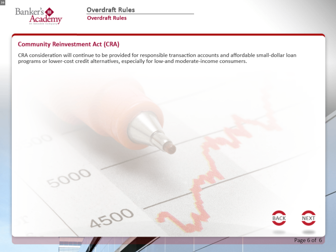 Overdraft Rules - eBSI Export Academy