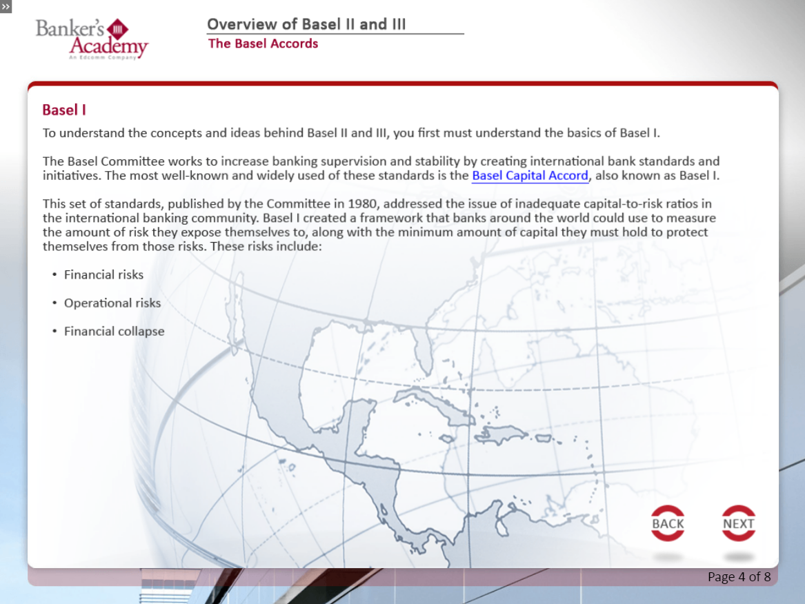 Overview of Basel II and III - eBSI Export Academy