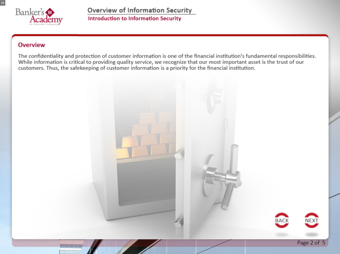 Overview of Information Security - eBSI Export Academy