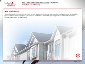 Real Estate Settlement Procedures Act (RESPA) - eBSI Export Academy