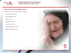 Recognizing Elder Financial Abuse - eBSI Export Academy