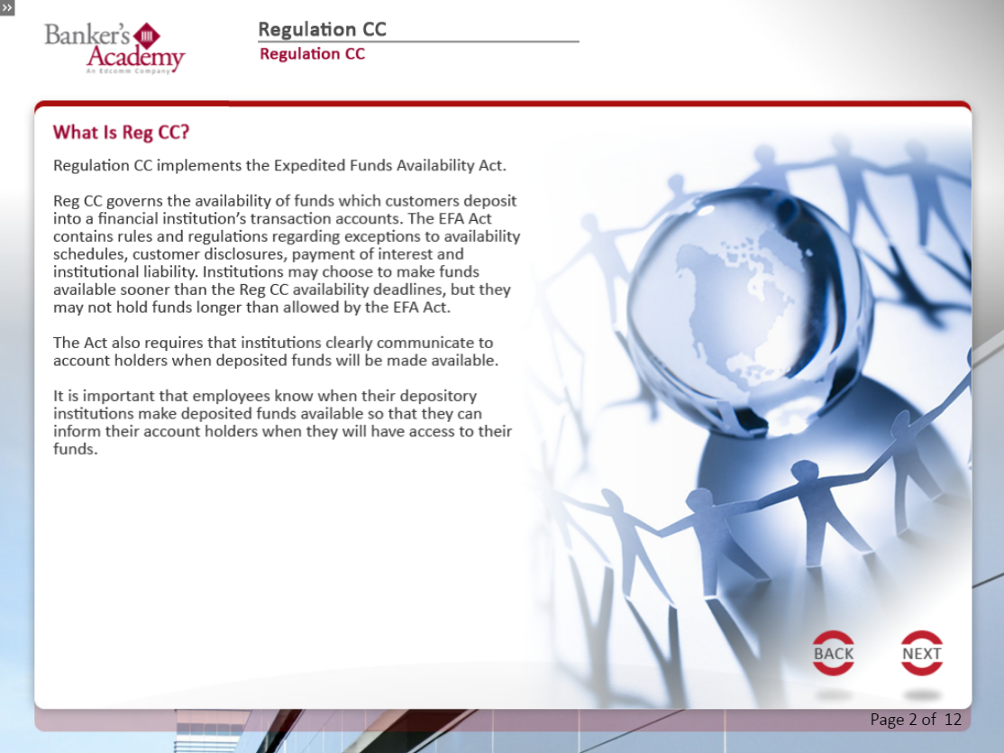 Regulation CC - eBSI Export Academy
