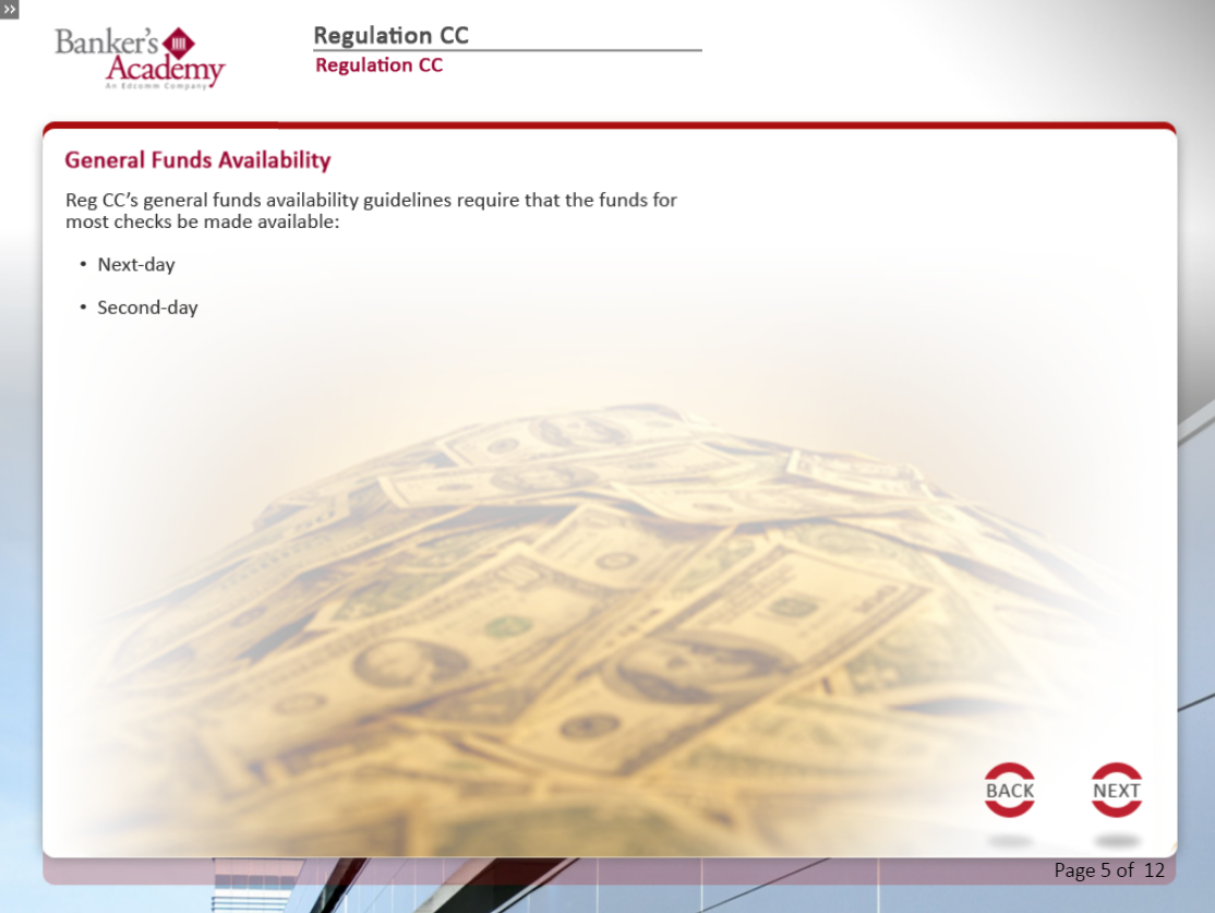 Regulation CC - eBSI Export Academy