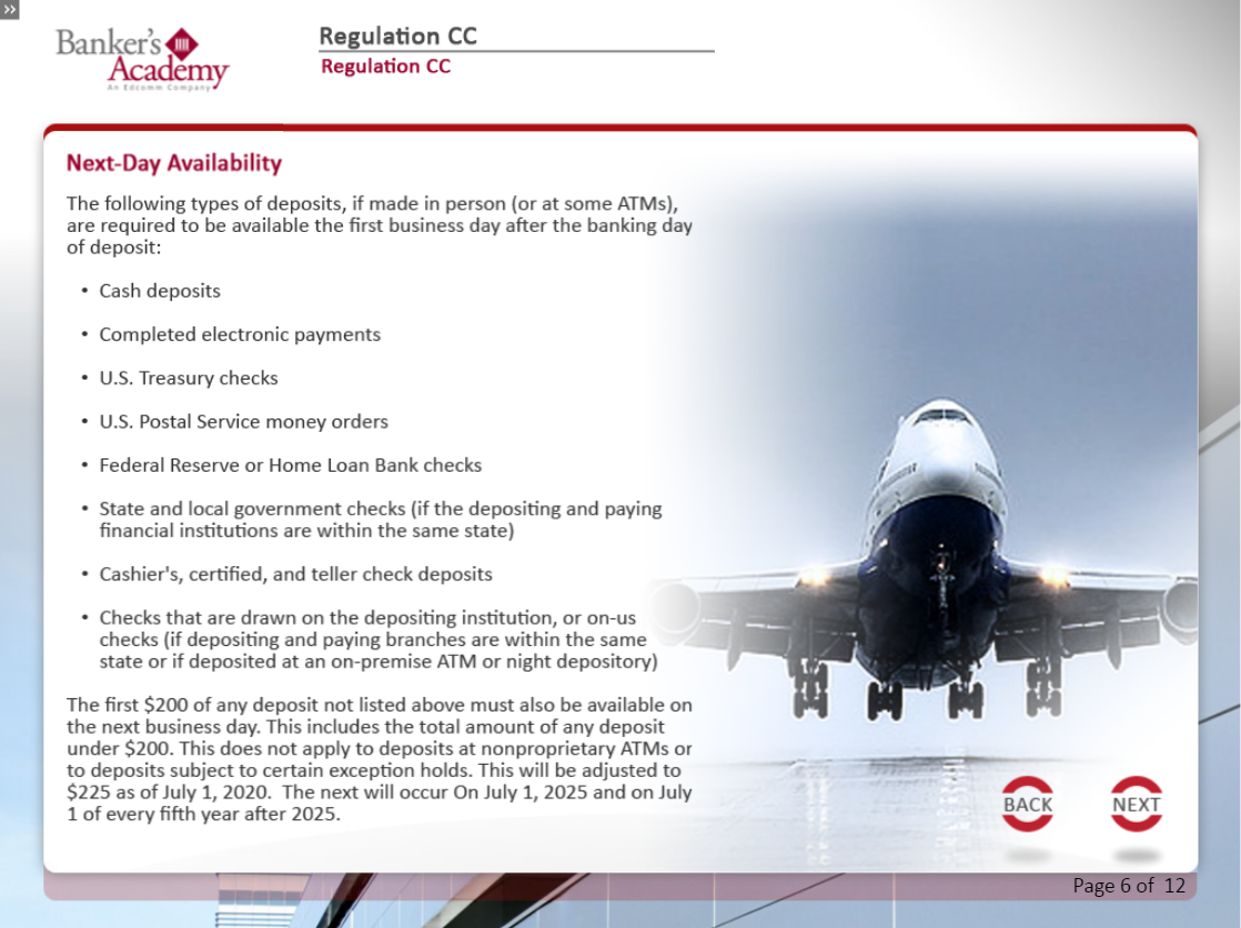Regulation CC - eBSI Export Academy