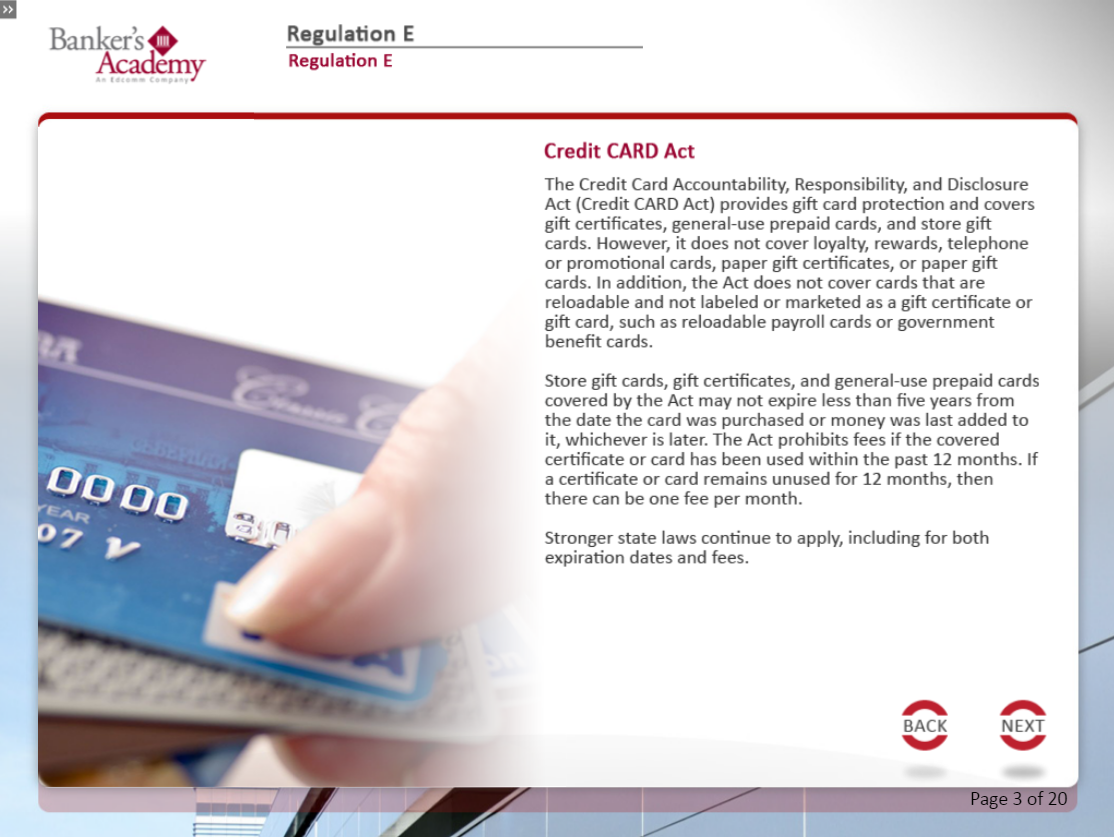 Regulation E: Electronic Funds Transfers - eBSI Export Academy
