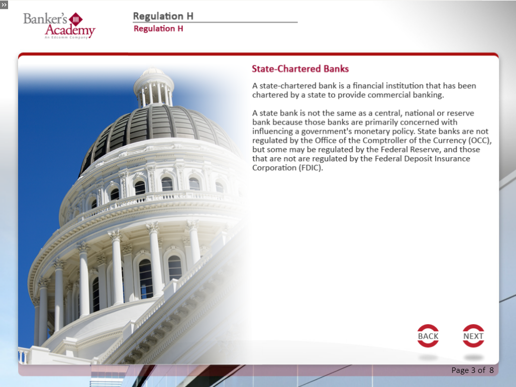 Regulation H: Membership of State Banking Institutions in Federal Reserve System - eBSI Export Academy