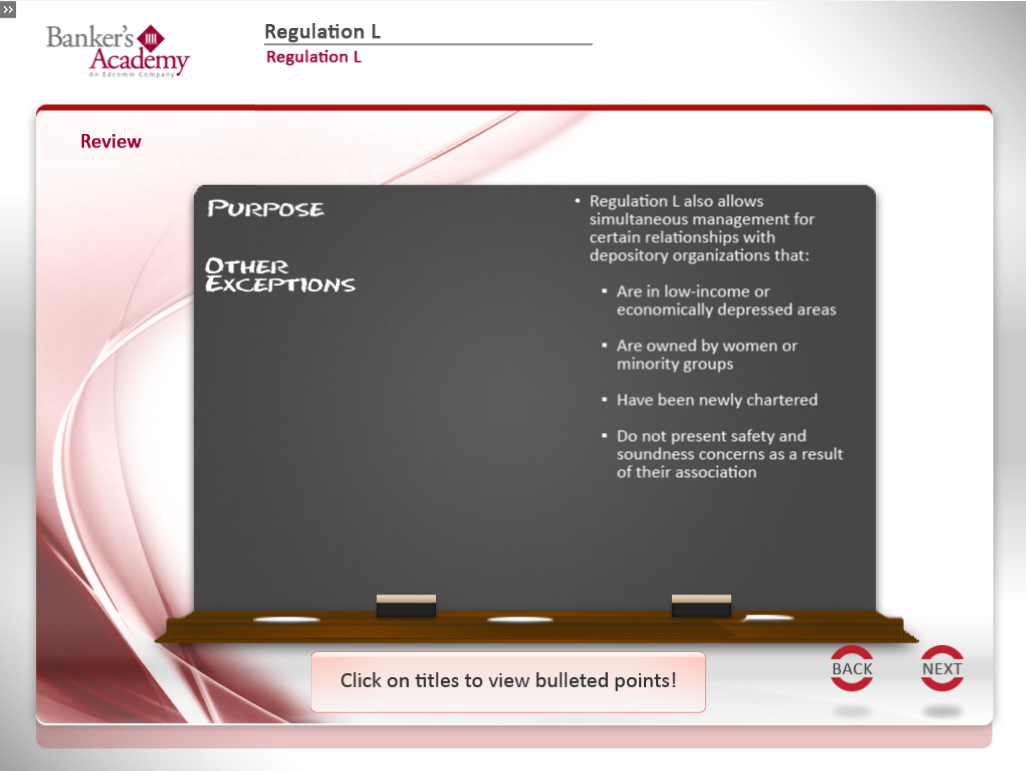 Regulation L: Management Official Interlocks - eBSI Export Academy