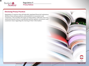 Regulation P: Privacy of Consumer Financial Information - eBSI Export Academy