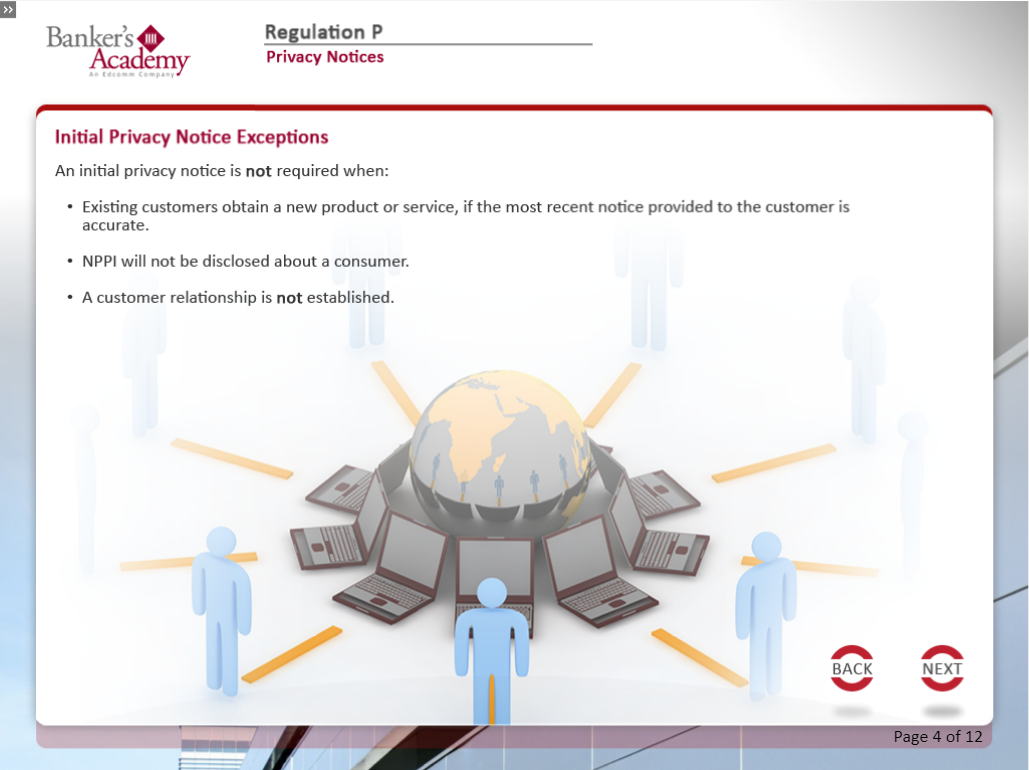 Regulation P: Privacy of Consumer Financial Information - eBSI Export Academy