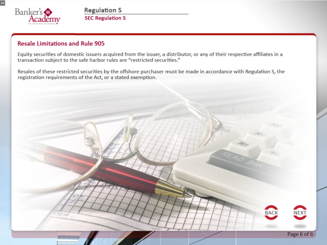 Regulation S: Reimbursement to Financial Institutions for Providing Financial Records - eBSI Export Academy
