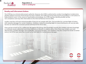 Regulation Z: Truth in Lending - TILA - eBSI Export Academy