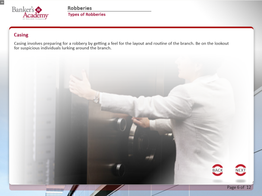 Robberies - eBSI Export Academy