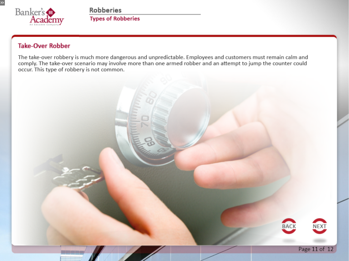 Robberies - eBSI Export Academy