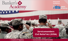 Load image into Gallery viewer, Service-members Civil Relief Act (SCRA) - eBSI Export Academy