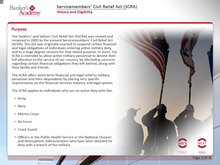 Load image into Gallery viewer, Service-members Civil Relief Act (SCRA) - eBSI Export Academy