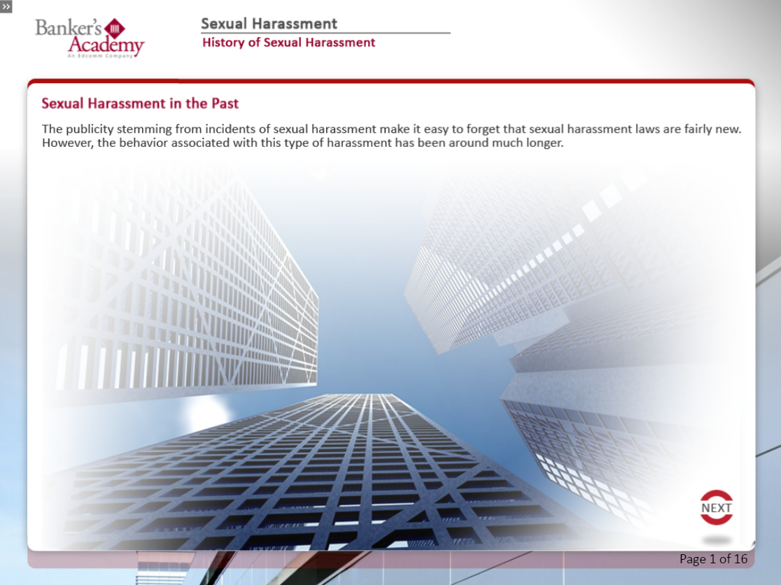 Sexual Harassment - eBSI Export Academy