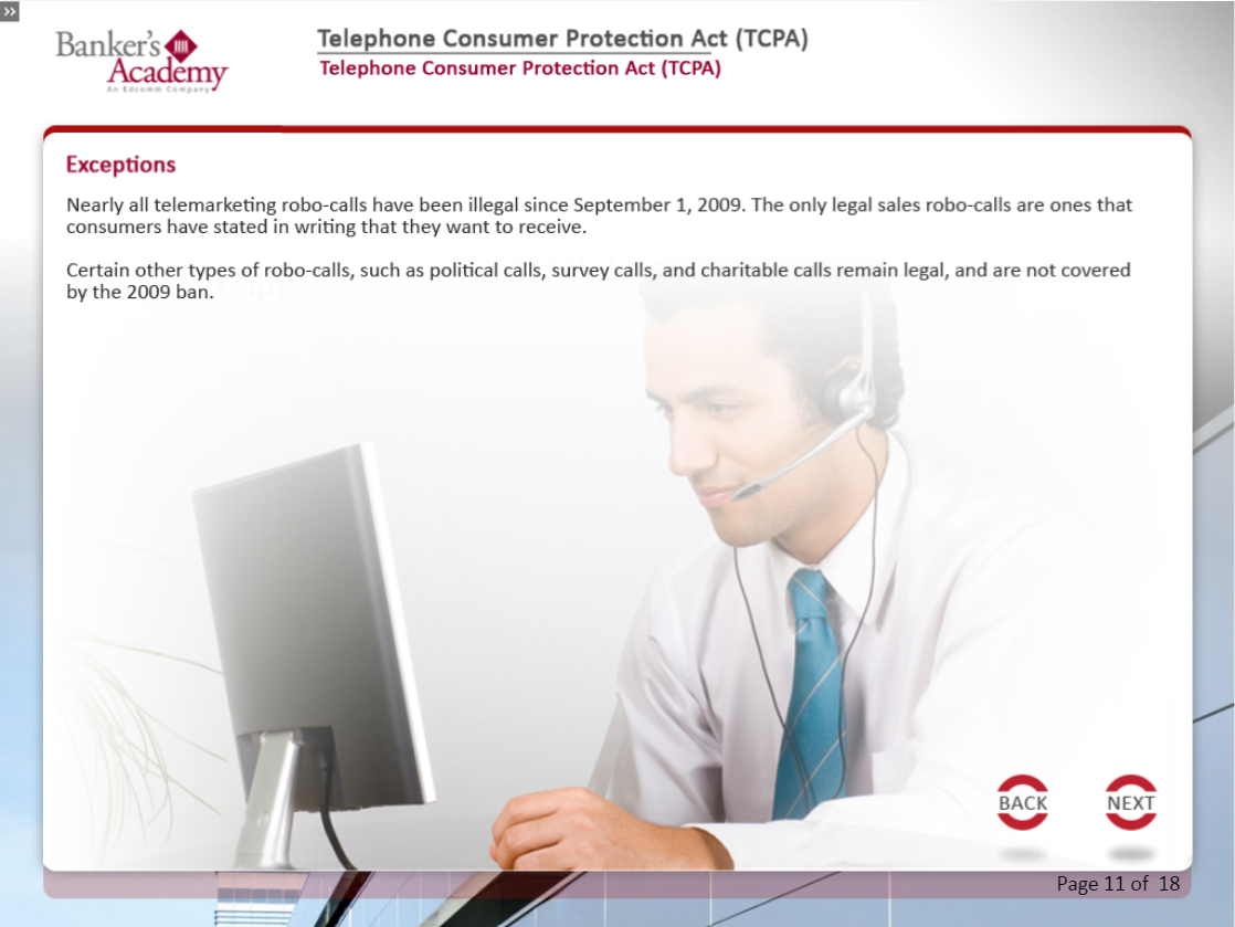 Telephone Consumer Protection Act TCPA - eBSI Export Academy