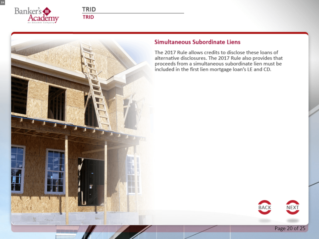 TILA-RESPA Integrated Disclosure (TRID) - eBSI Export Academy