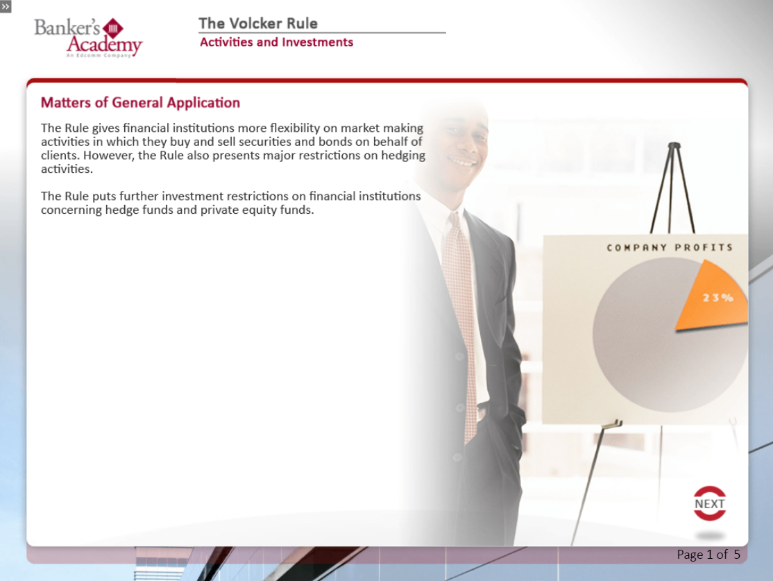 Volcker Rule - eBSI Export Academy