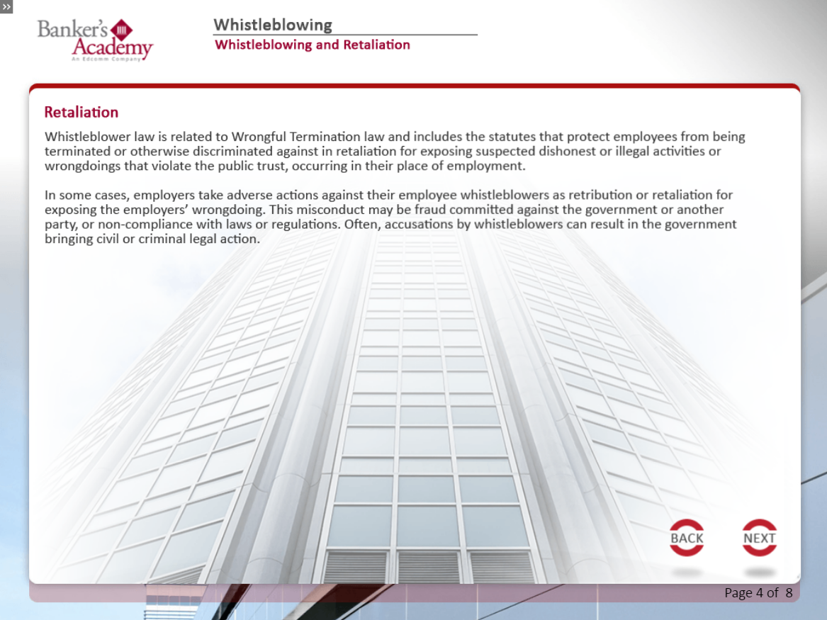 Whistleblowing - eBSI Export Academy