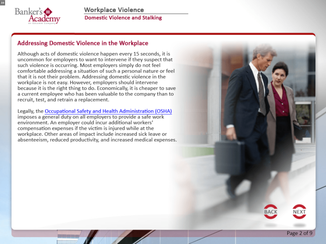 Dealing with Workplace Violence - eBSI Export Academy