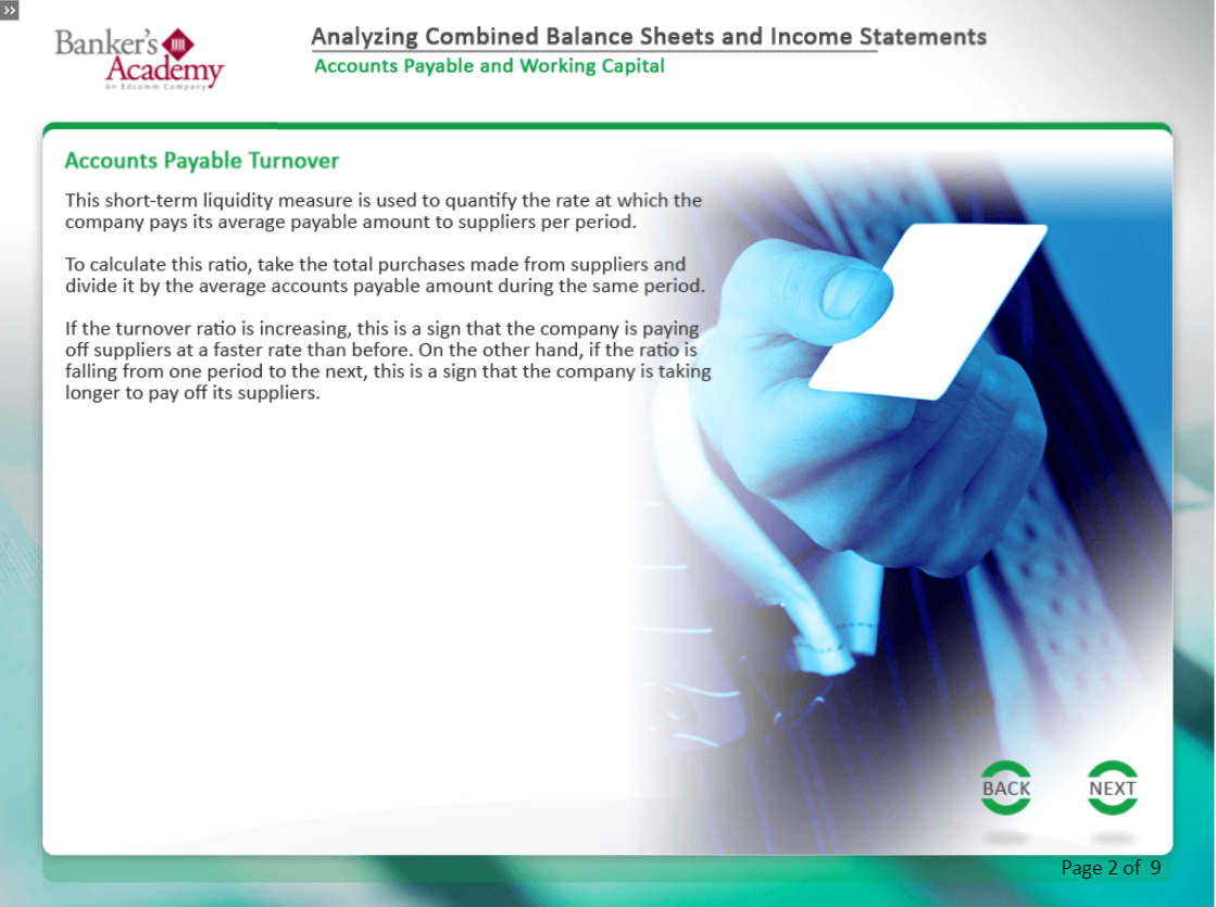 Analyzing Combined Balance Sheets Income Statements - eBSI Export Academy