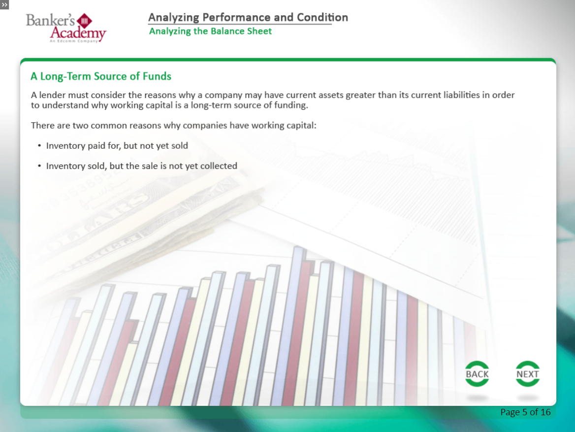 Analyzing Performance Condition - eBSI Export Academy
