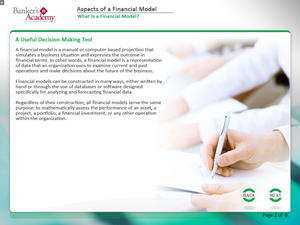 Aspects of a Financial Model - eBSI Export Academy