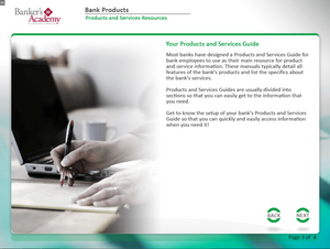 Bank Products - eBSI Export Academy