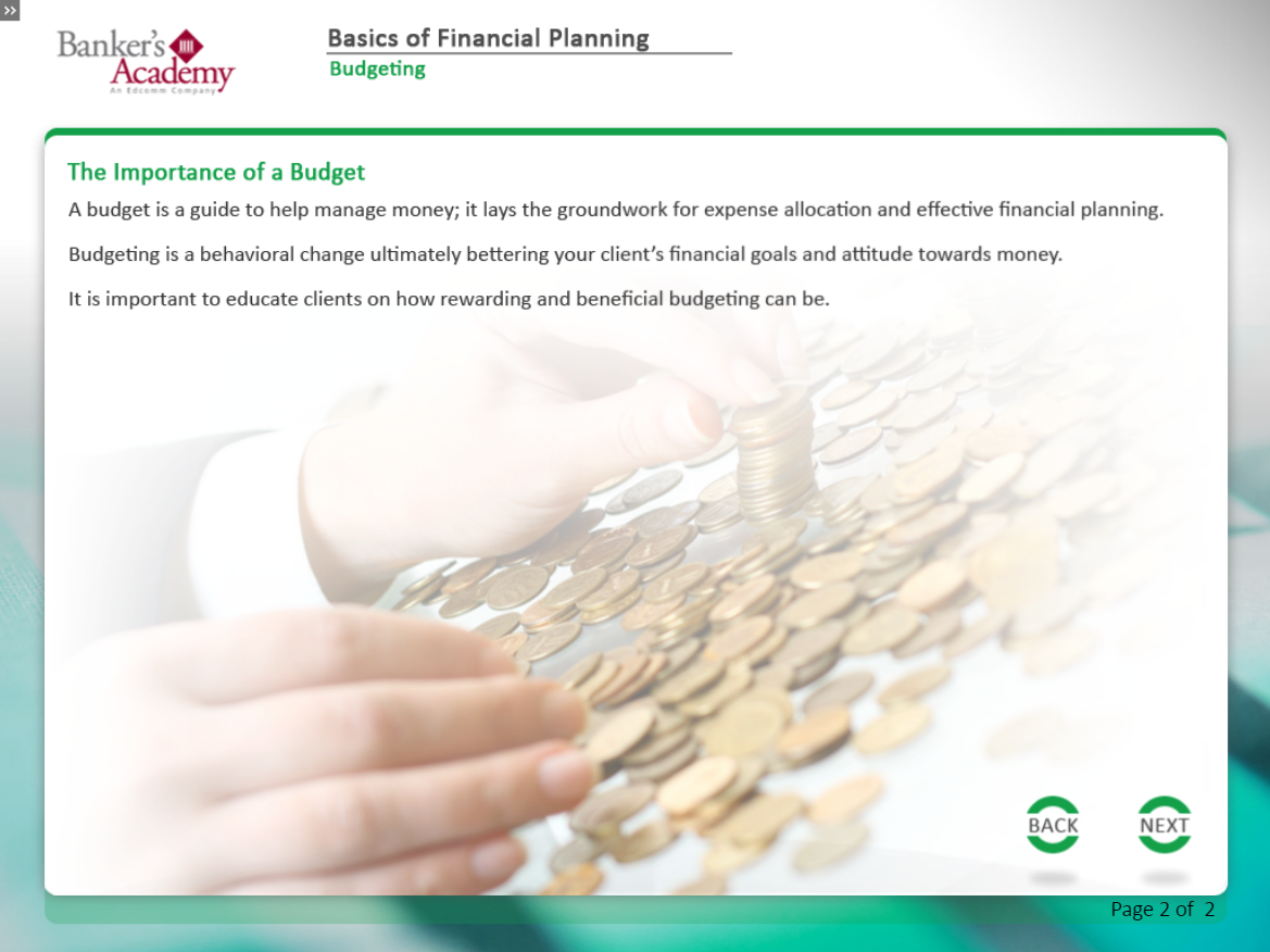 Basics of Financial Planning - eBSI Export Academy