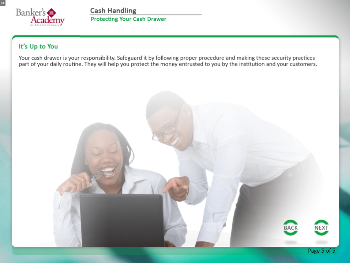 Cash Handling - eBSI Export Academy