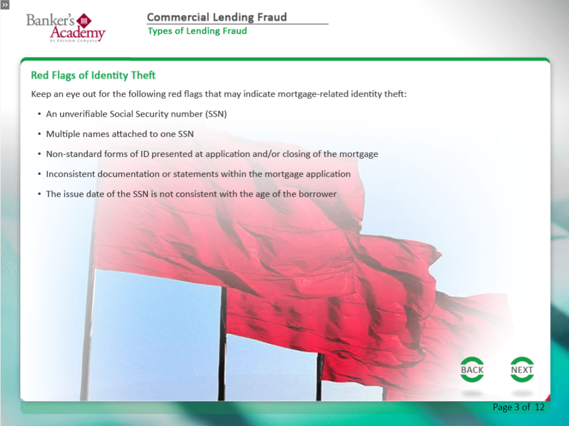 Commercial Lending Fraud - eBSI Export Academy