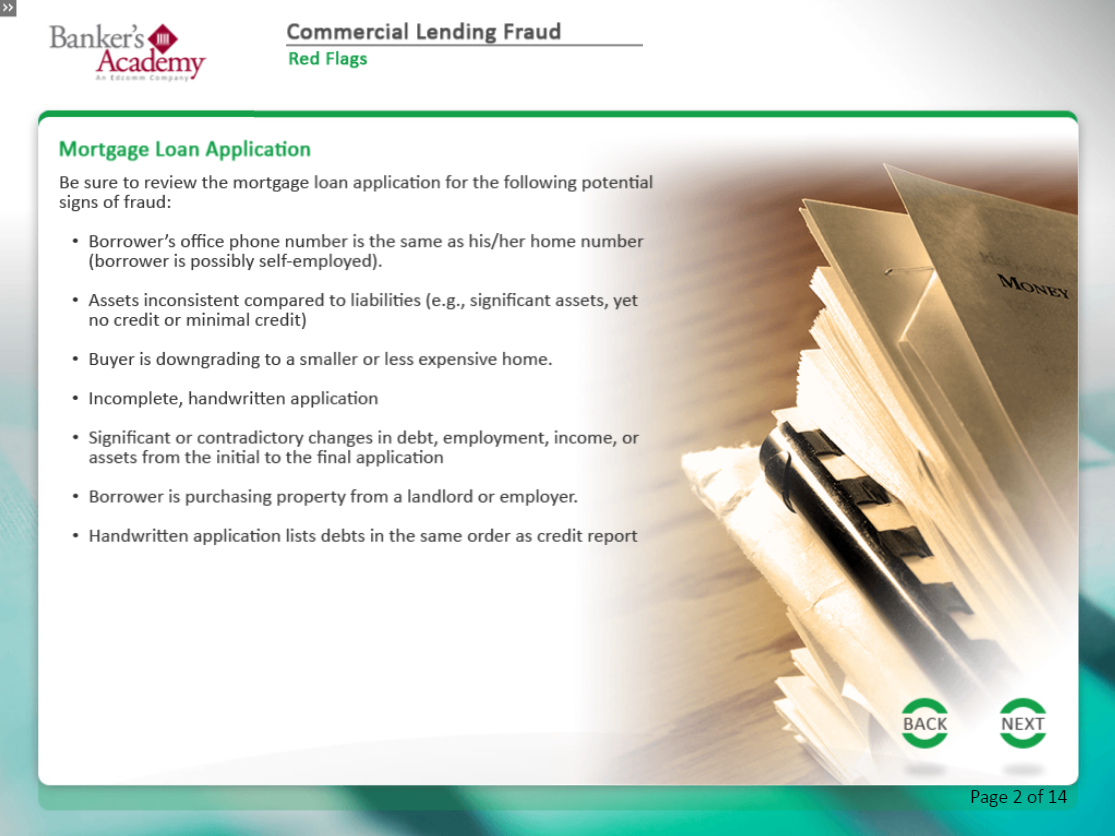 Commercial Lending Fraud - eBSI Export Academy