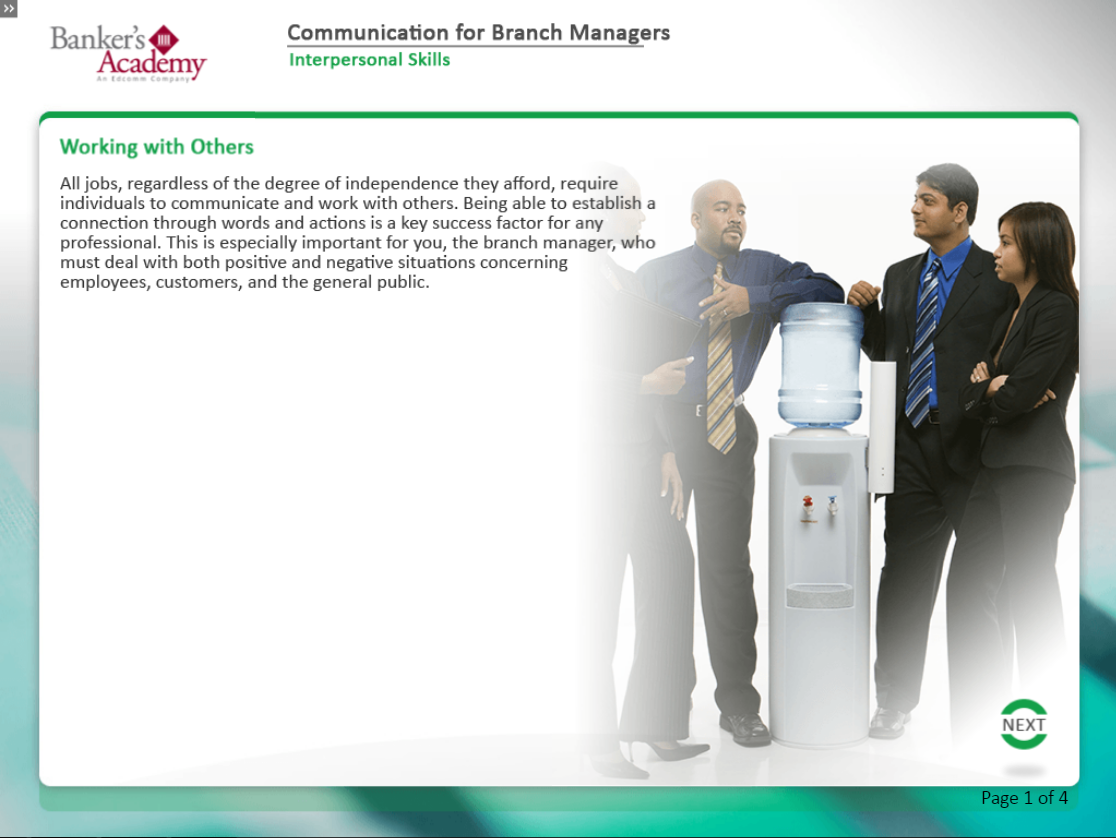 Communication for Branch Managers - eBSI Export Academy