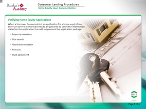 Consumer Lending Procedures - eBSI Export Academy