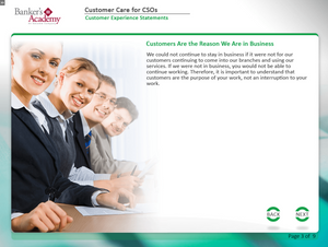 Customer Care for CSOs - eBSI Export Academy