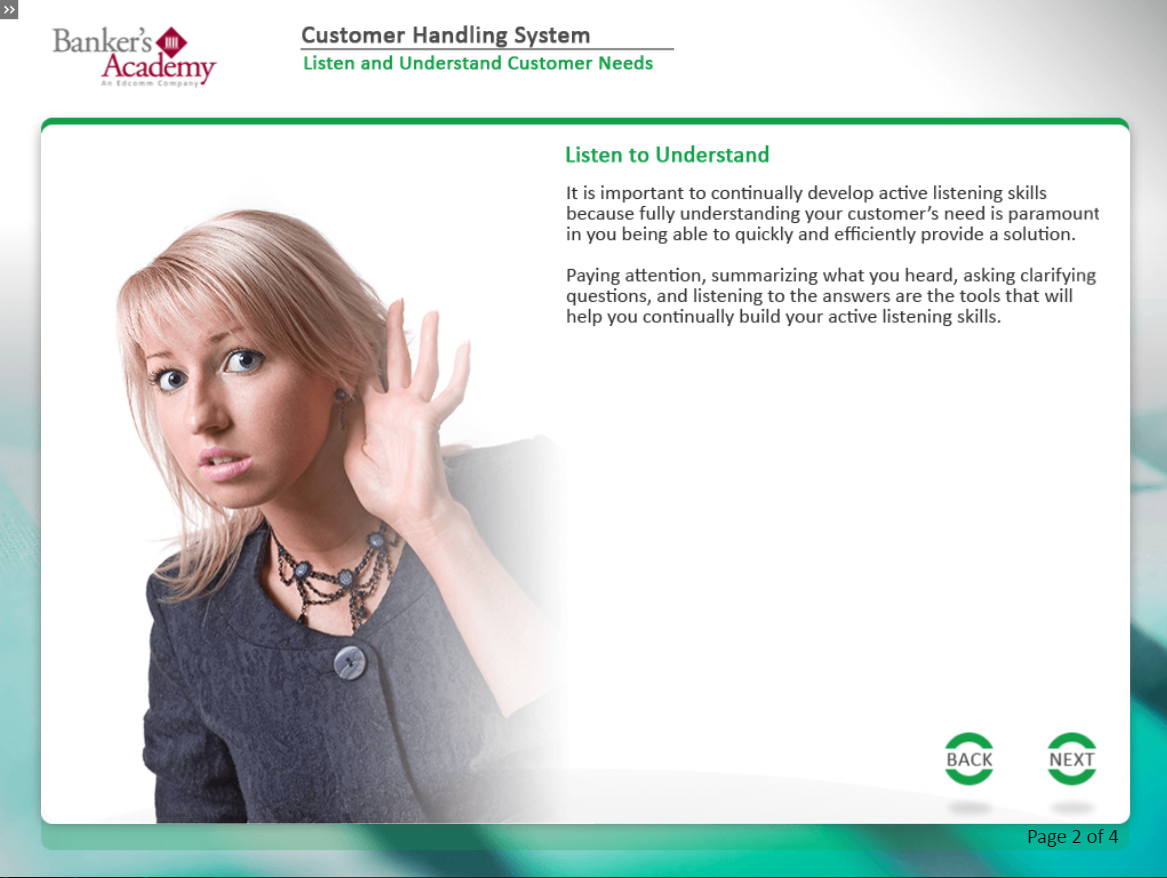 Customer Handling System - eBSI Export Academy