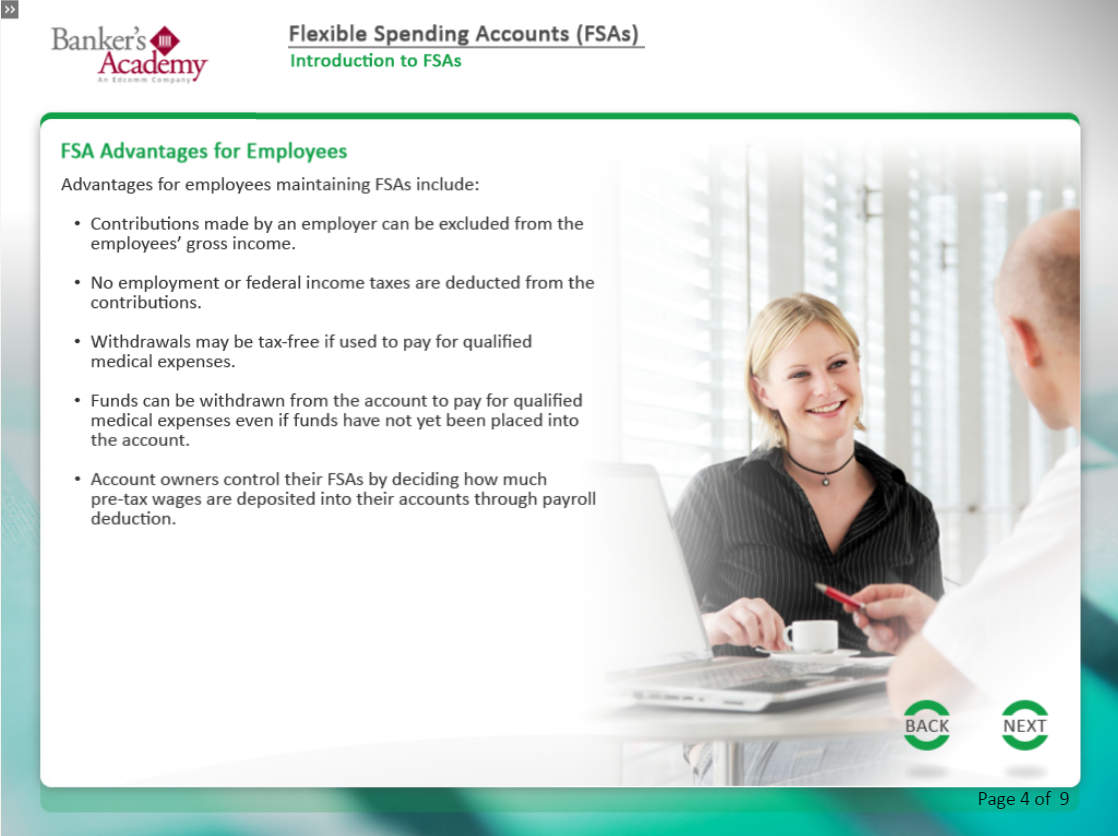 Flexible Spending Accounts FSAs - eBSI Export Academy