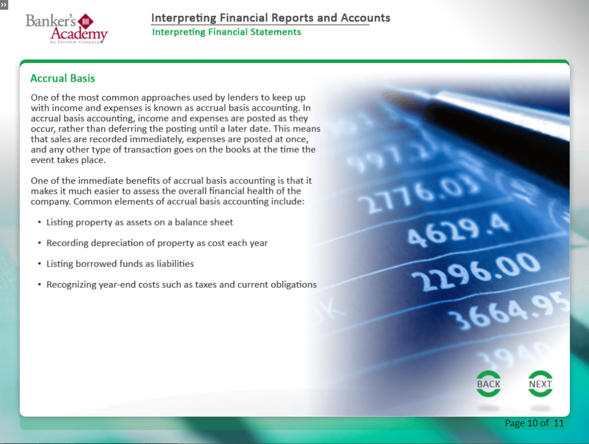 Interpreting Financial Reports Accounts - eBSI Export Academy