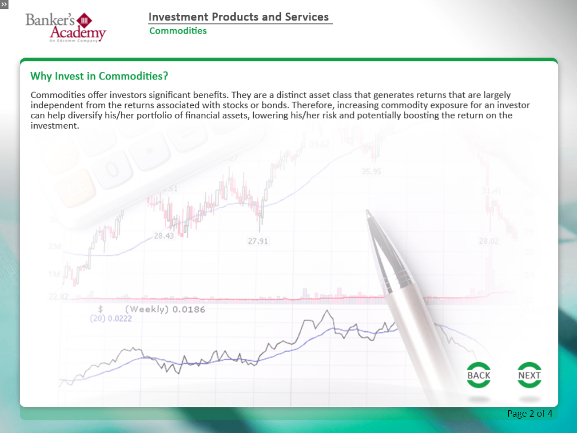 Investment Products and Services - eBSI Export Academy