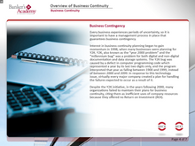 Load image into Gallery viewer, Overview of Business Continuity - eBSI Export Academy