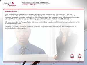 Overview of Business Continuity - eBSI Export Academy