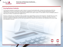 Load image into Gallery viewer, Overview of Business Continuity - eBSI Export Academy